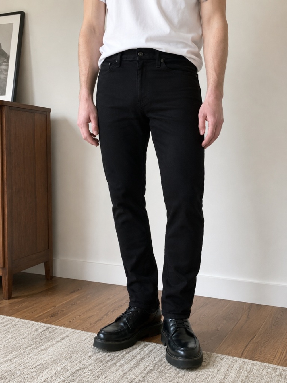 Rag & Bone fit 2 slim fit stretch black denim jeans - W31, L30
